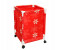 In-House Ls-1110 Foldable Laundry Storage Basket With Wheels - Red 1 in UAE