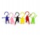 Universal Multifunctional Human Shape Flexible Mobile Holder MH45 Multicolor 2 in UAE