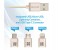 Promate UniLink-Trio 3 in 1 Triple Head Data and Charge Cable with Lightning, Type-C, and Micro-USB Connectors - Gold 4 in UAE