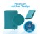 Promate RFIDWallet Ultra Slim Bifold Leather Wallet, Blue 8 in UAE