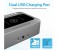 Promate Timebase-1 Multi-Function Stereo Wireless Speaker and Charging Station - Silver 5 in OMAN