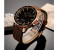 Curren 8293 Analog Quartz Watch For Men Coffee and Black 3 in UAE