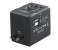 Promate UniPro.4 Multi Regional Travel Adaptor for USB Charged Devices, Black 5 in OMAN