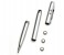 3 In 1 Led Flashlight Stylus Pen with Laser Pointer SPF03S Silver 3 in UAE