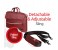 Promate Charlette 15.6 inch Modern Styled Messenger Bag, Red 5 in UAE