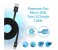 Promate LinkMate-U2F Premium Flat Micro-USB Sync & Charge Cable - Black 2 in KSA