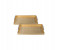 Royalford RF8892 2 Pieces Arabic Leather Tray - Gold & Silver 1 in UAE