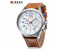 Curren 8179 Casual Analog Quartz Watch For Men Silver And White 2 in UAE