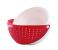 Royalford RF7175 Plastic Bowl with Skimmer - Red & White 1 in UAE