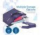 Promate Desire-LD 13 inch Classic Design Laptop Handbag with Multiple Storage Options, Blue 4 in UAE