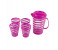 DND DDPR13700 Spiral Jug With 4 Glass - Violet 1 in UAE