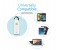 Promate Mondo Ultra Slim Wireless Mono Bluetooth Headset, White 6 in UAE