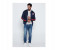 Lynk LY10029 Solid Sporty Jacket For Men XXL - Blue 3 in UAE
