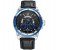 Weide UV 1605LB Mens Analog and Complete Calendar Watch Black and Blue 1 in UAE