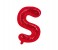 Party Time S-RE-803379 Letter S 16 Inch Foil Balloon Red 1 in UAE