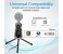 Promate Tweeter-6 Universal Digital HD Stereo Condenser Microphone with Rotational Stand, Black 6 in OMAN