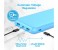 Promate VolTag-10C 10000 mAh Portable Charger Power Bank with Dual USB, Blue 6 in UAE