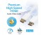 Promate LinkMate-H1 Premium 24K Gold Plated HDMI Cable - White 2 in UAE