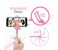 Promate Minipod Perfectly Foldable Extendable Selfie Stick Pole Wire Monopod with Remote Shutter, Pink 5 in UAE