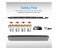 Promate PowerStrip-1.UK Universal 4 Way Outlets Power Extension with 4 USB Ports & Surge Protector Power Socket, Black 5 in UAE