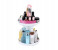 360 Degree Rotating Makeup Organizer Vanity Box - White 1 in KSA