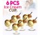 Taqdeer YN-850 Ice Cream Cup 6 Piece Set Clear 1 in UAE