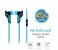 Promate Swank Ergonomic Comfort Fit Stereo Headset with Noise Isolation, Blue 4 in UAE