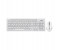 Rapoo 8200P Combo Wireless Optical Mouse & Keyboard - English, White 1 in UAE