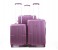 Para John PJTR3070P ABS Trolley Bag Set of 3 Pieces - Purple 1 in UAE
