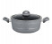 Royalford RF9472 32cm Marble Smart Casserole with Glass Lid - Grey 1 in UAE