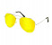 Night View Aviator Style Yellow Polycarbonate Glare Reduction Glasses 1 in UAE