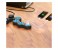 Promate PowerStrip-2.UK 180 Degree Rotatable 4 Way Outlets Foldable Power Extension with 2 USB Ports Surge Protector, Black 7 in OMAN