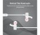 Promate Move Wireless Secure-Fit In-Ear Stereo Sporty Magnetic Earbuds, Silver 3 in KSA