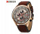 Curren 8290 Analog Quartz Watch For Men Brown And Gold 1 in UAE