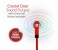 Promate Swish Universal Trendy Stereo Earphone with Noise Isolation, Red 2 in UAE