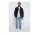 Lynk LY10047 Printed Bomber Jacket For Men L - Black 3 in UAE