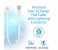 Promate LinkMate-LTS Premium Sync & Charge 20CM Flat Cable with Lightning Connector - White 2 in UAE