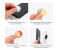 Zooni X3 Magnetic Universal Metal Magnet Sticker For Wall Desk & Car Mount For Smartphones And Tablets - Gold 3 in UAE