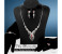 The Mercella 18K Silver Plated Italian Design Necklace Set 61174378 1 in UAE