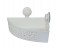 Taqdeer 7086 Bathroom Storage Corner Rack - White 2 in UAE