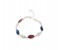 Kavani Oval Chimes Crystal Rhodium Bracelet 33058 Assorted 2 in UAE