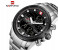 Naviforce 9138 Men Analog-Digital Stainless Steel Starp Watch - Silver 3 in UAE