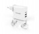 Promate PowerCore-C 60W Multi Regional Plug USB C Wall Adapter with Power Delivery, White 1 in OMAN