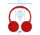 Promate Waves Dynamic Over-Ear Wireless Stereo Headset with Built-In Music Controls, Red 4 in OMAN