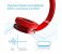Promate Waves Dynamic Over-Ear Wireless Stereo Headset with Built-In Music Controls, Red 5 in OMAN