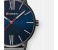 Curren 8238 Ultra Thin Dial Quartz Watch For Men Black and Blue 3 in UAE