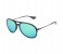 Ray-Ban RB4201 622/3R Aviator Matte Black Frame & Blue Green Mirror Mirrored Sunglasses for Unisex 3 in OMAN
