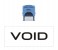 Shiny STV01 VOID Self-Inked Readymade Stamp 1 in OMAN