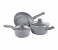 Lamart LT1095 Stone Cast Aluminium Cookware Set, Grey - 5 Pieces 1 in UAE