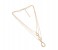 Kavani Ovan Shape Necklace Set 32933 White and Gold 3 in UAE